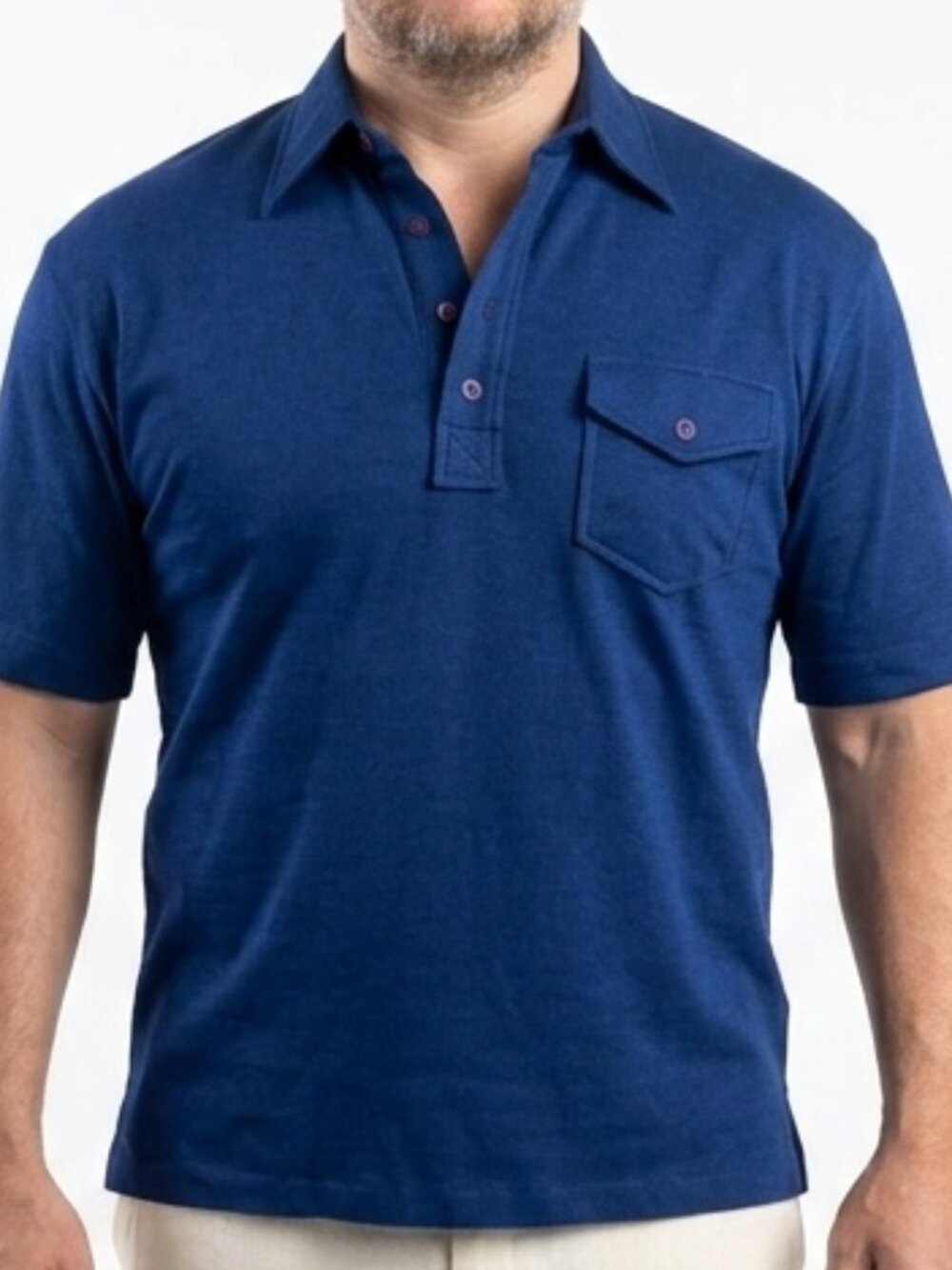 Vtg Super Hipster Polo Cotton + Polyester in L - Picture 11 of 11